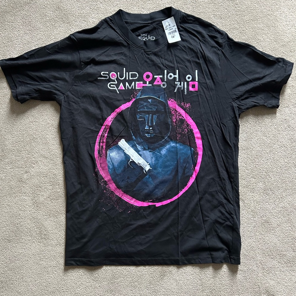 Netflix Squid Game Black Tee
